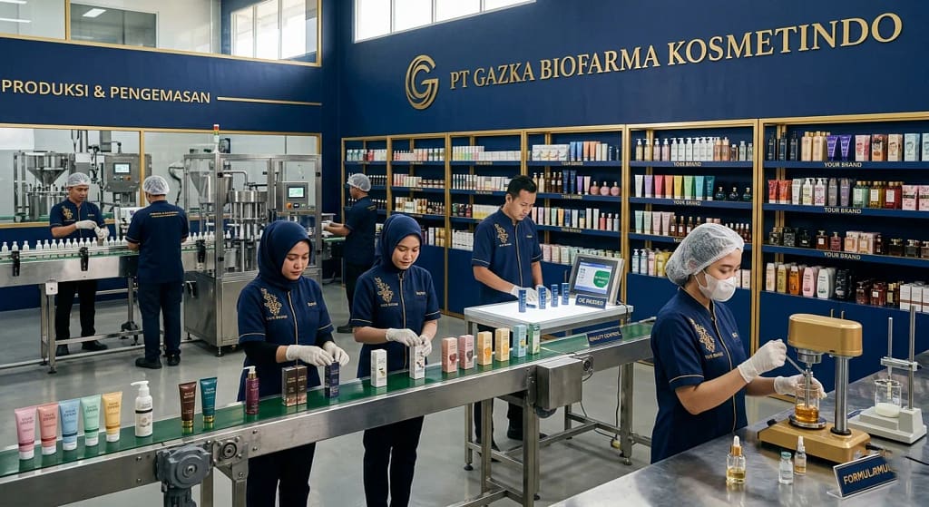 proses quality control maklon kosmetik