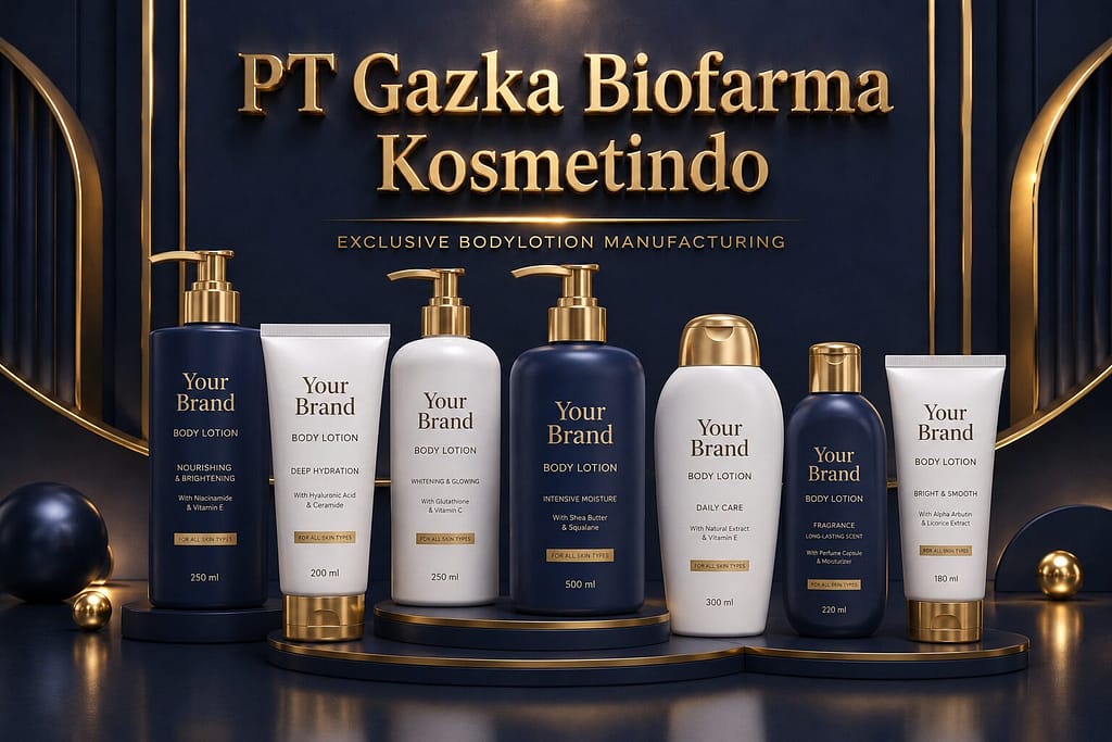 maklon body lotion dengan kolagen